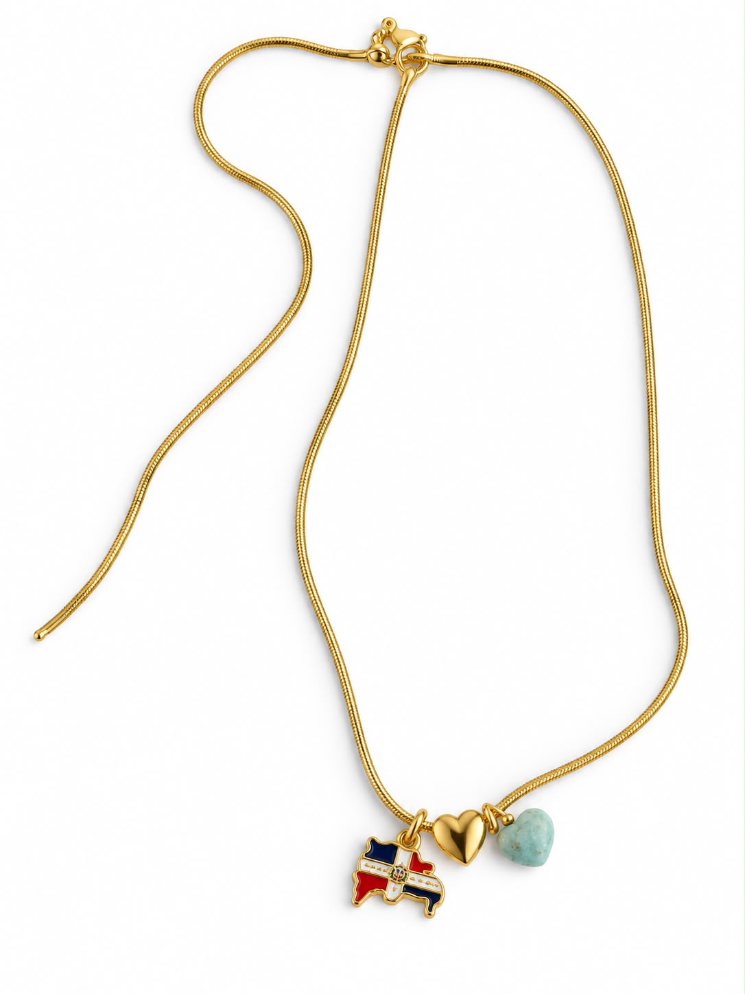 Cadena con silueta de RD